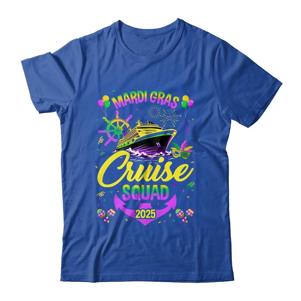 Mardi Gras Cruise Squad 2025 Family Matching Group Vacation Shirt & Tank Top | siriusteestore
