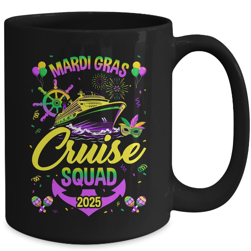 Mardi Gras Cruise Squad 2025 Family Matching Group Vacation Mug | siriusteestore