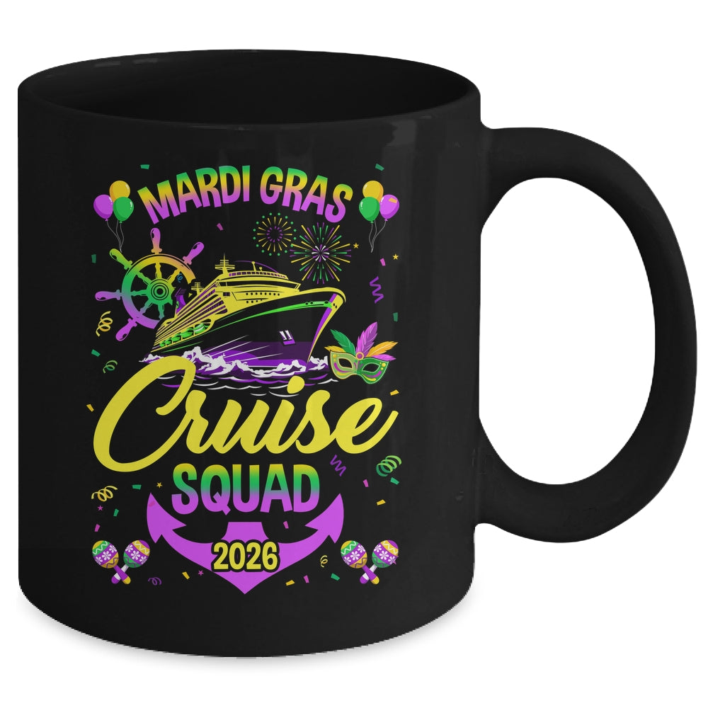 Mardi Gras Cruise Squad 2026 Family Matching Group Vacation Mug | siriusteestore