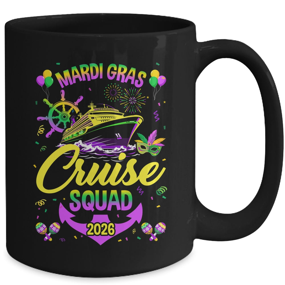 Mardi Gras Cruise Squad 2026 Family Matching Group Vacation Mug | siriusteestore
