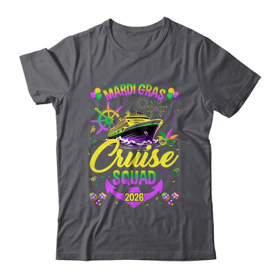 Mardi Gras Cruise Squad 2026 Family Matching Group Vacation Shirt & Tank Top | siriusteestore