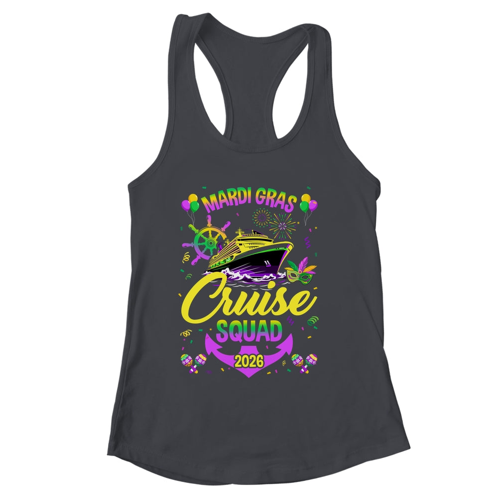 Mardi Gras Cruise Squad 2026 Family Matching Group Vacation Shirt & Tank Top | siriusteestore