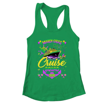 Mardi Gras Cruise Squad 2026 Family Matching Group Vacation Shirt & Tank Top | siriusteestore