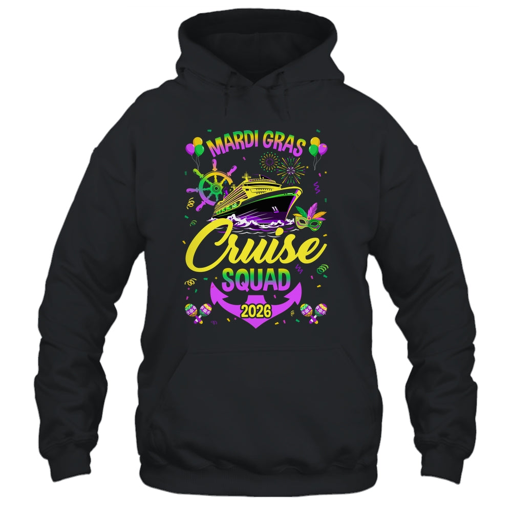 Mardi Gras Cruise Squad 2026 Family Matching Group Vacation Shirt & Tank Top | siriusteestore