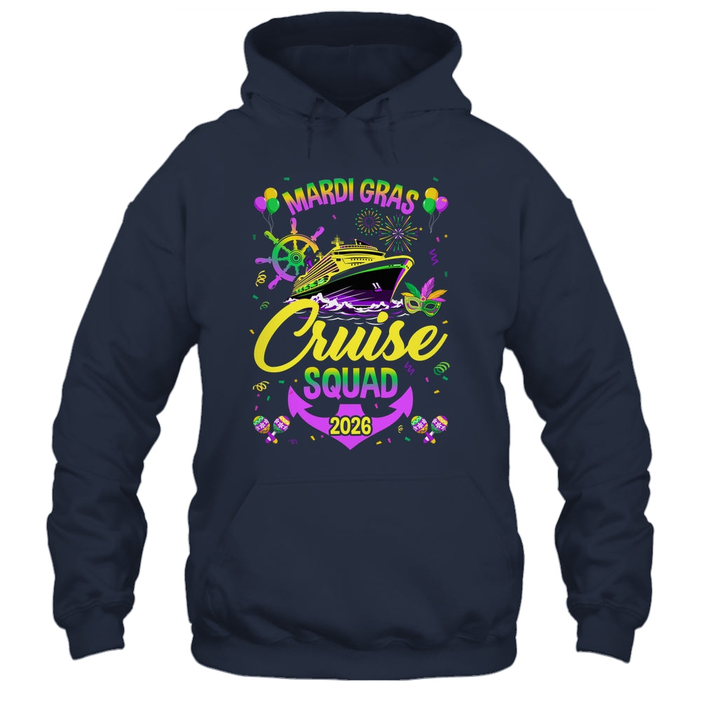 Mardi Gras Cruise Squad 2026 Family Matching Group Vacation Shirt & Tank Top | siriusteestore
