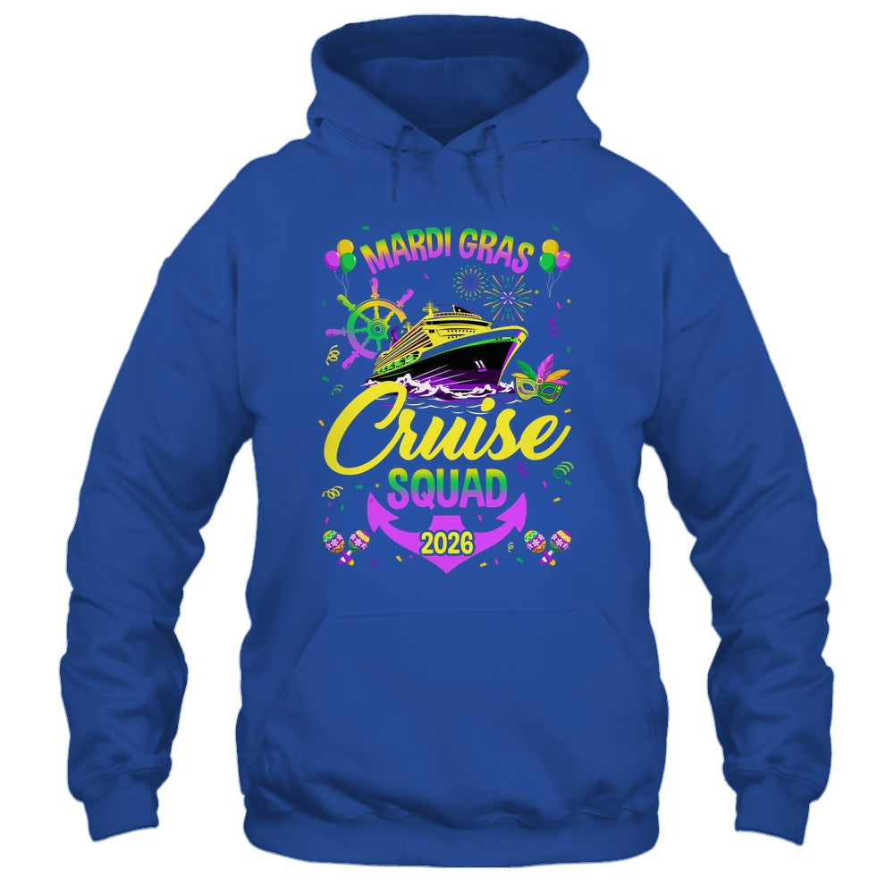 Mardi Gras Cruise Squad 2026 Family Matching Group Vacation Shirt & Tank Top | siriusteestore