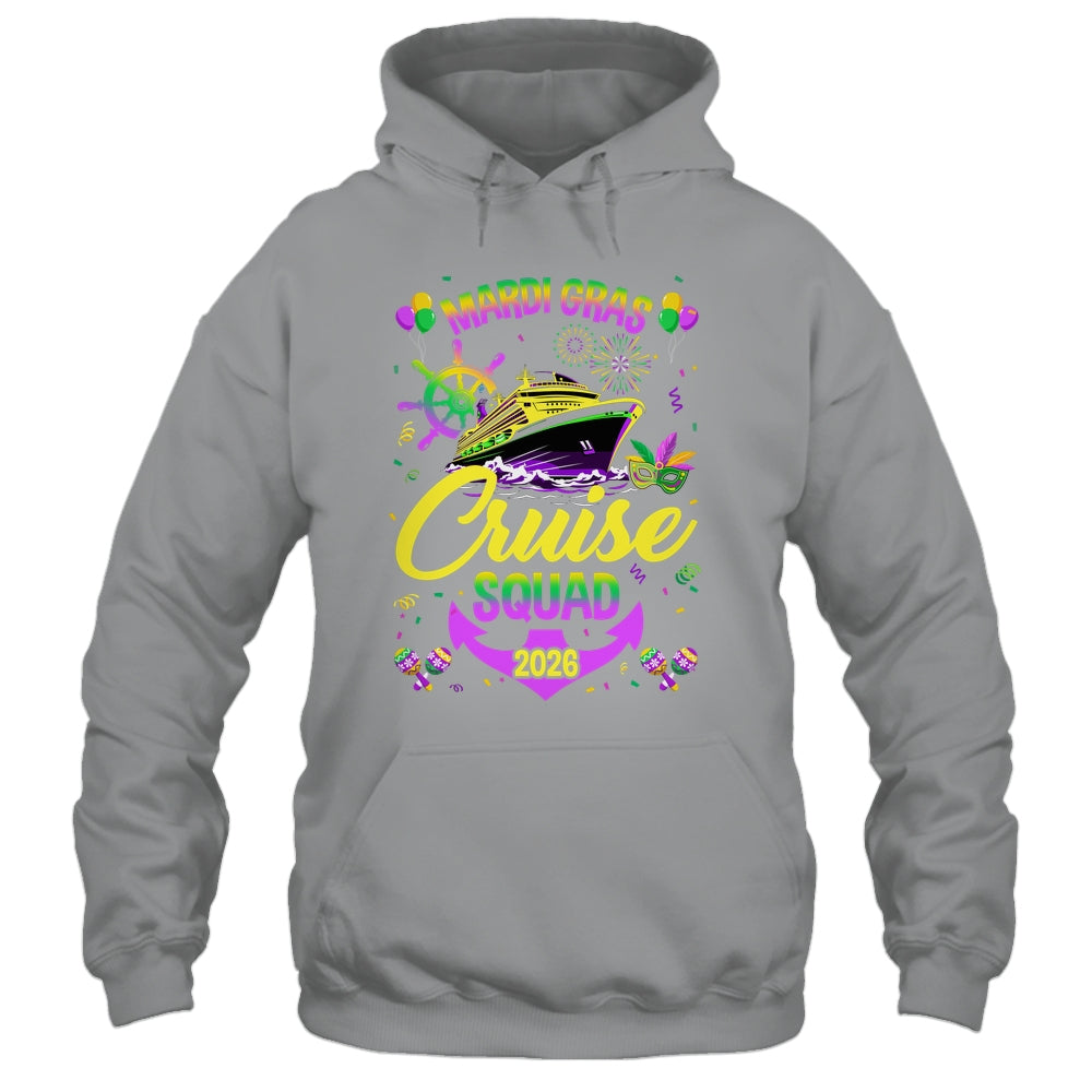 Mardi Gras Cruise Squad 2026 Family Matching Group Vacation Shirt & Tank Top | siriusteestore