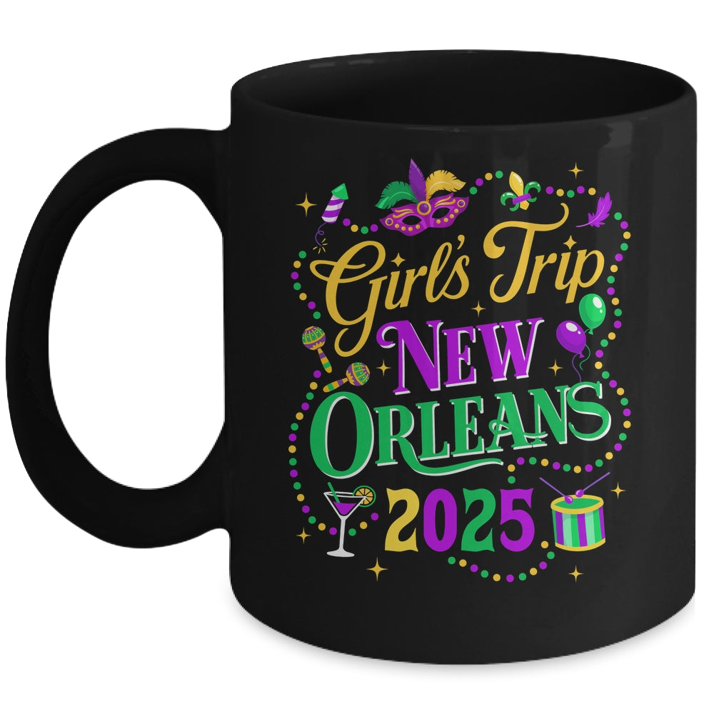 Mardi Gras Girls Trip 2025 Design New Orleans Matching Group Mug | siriusteestore