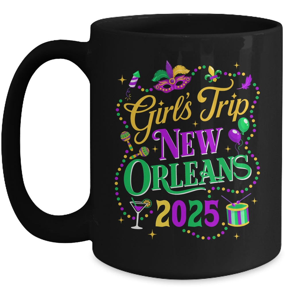 Mardi Gras Girls Trip 2025 Design New Orleans Matching Group Mug | siriusteestore