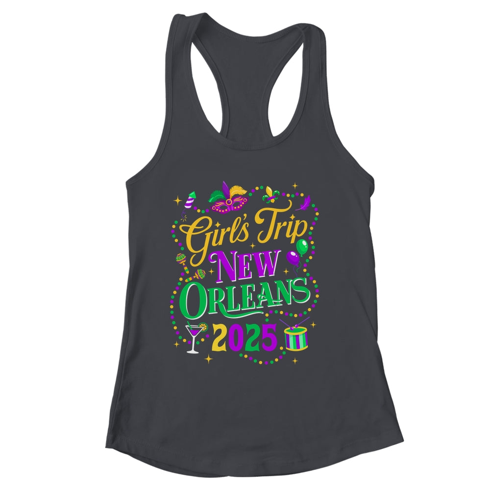 Mardi Gras Girls Trip 2025 Design New Orleans Matching Group Shirt & Tank Top | siriusteestore