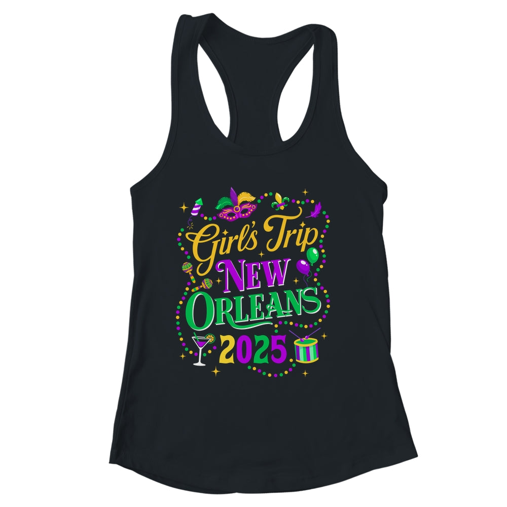 Mardi Gras Girls Trip 2025 Design New Orleans Matching Group Shirt & Tank Top | siriusteestore