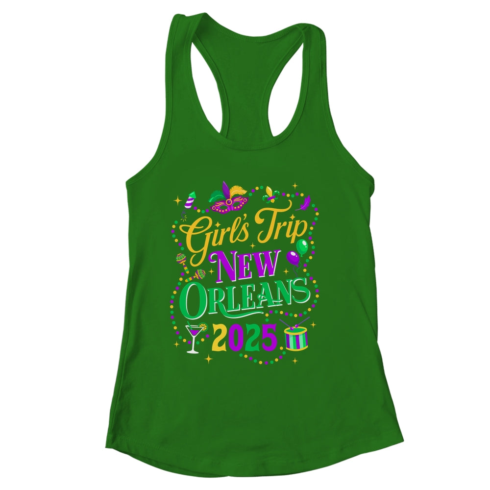 Mardi Gras Girls Trip 2025 Design New Orleans Matching Group Shirt & Tank Top | siriusteestore