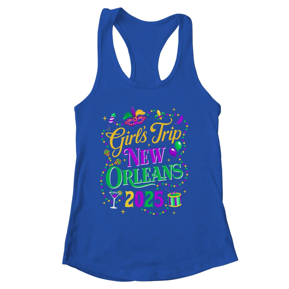 Mardi Gras Girls Trip 2025 Design New Orleans Matching Group Shirt & Tank Top | siriusteestore