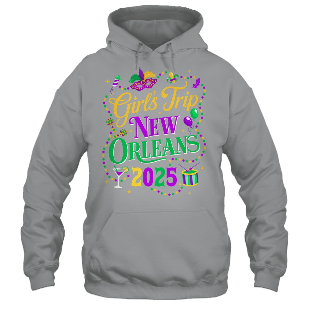 Mardi Gras Girls Trip 2025 Design New Orleans Matching Group Shirt & Tank Top | siriusteestore
