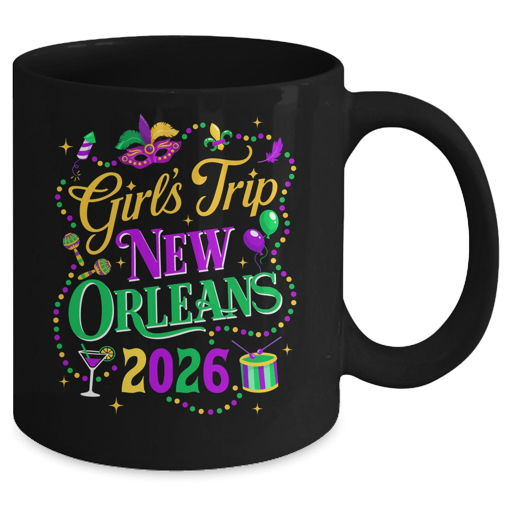 Mardi Gras Girls Trip 2026 Design New Orleans Matching Group Mug | siriusteestore