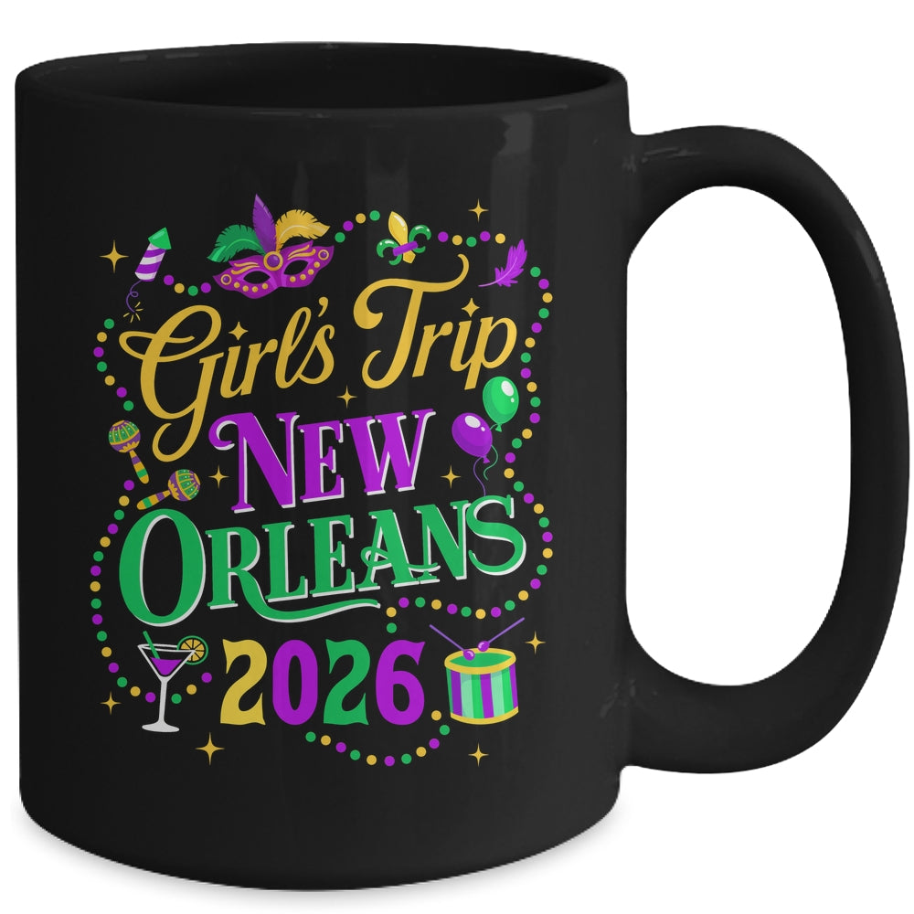 Mardi Gras Girls Trip 2026 Design New Orleans Matching Group Mug | siriusteestore