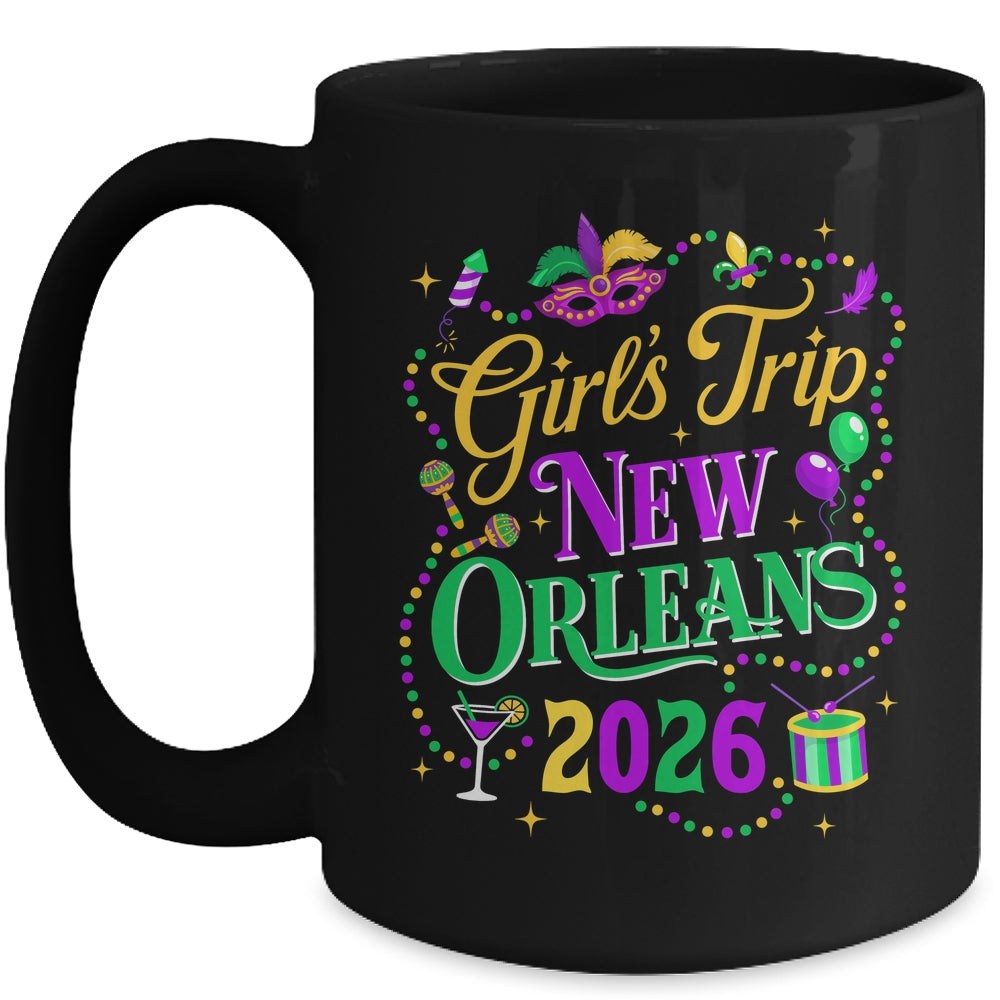 Mardi Gras Girls Trip 2026 Design New Orleans Matching Group Mug | siriusteestore