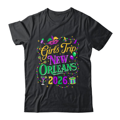 Mardi Gras Girls Trip 2026 Design New Orleans Matching Group Shirt & Hoodie | siriusteestore