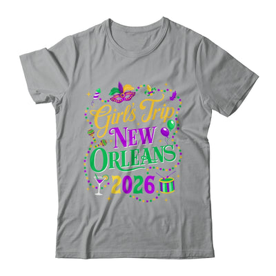 Mardi Gras Girls Trip 2026 Design New Orleans Matching Group Shirt & Hoodie | siriusteestore