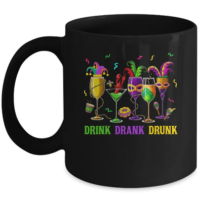 Mardi Gras Glass Of Wine Drinking Team Wine Festival Parade Mug | siriusteestore