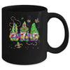 Mardi Gras Gnomes Funny Outfit Gnomies Squad Women Drinking Mug | siriusteestore