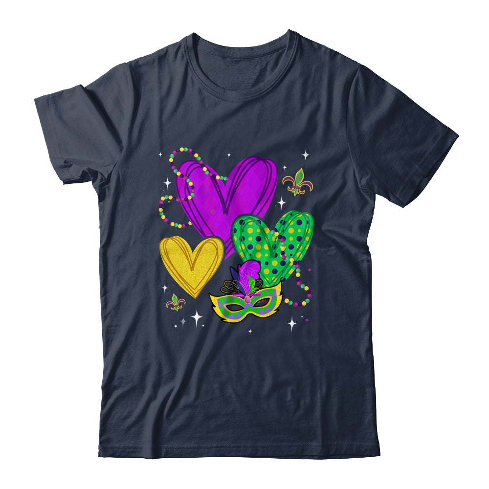 Mardi Gras Hearts Cute Outfit Party Carnival For Women Girls Shirt & Tank Top | siriusteestore