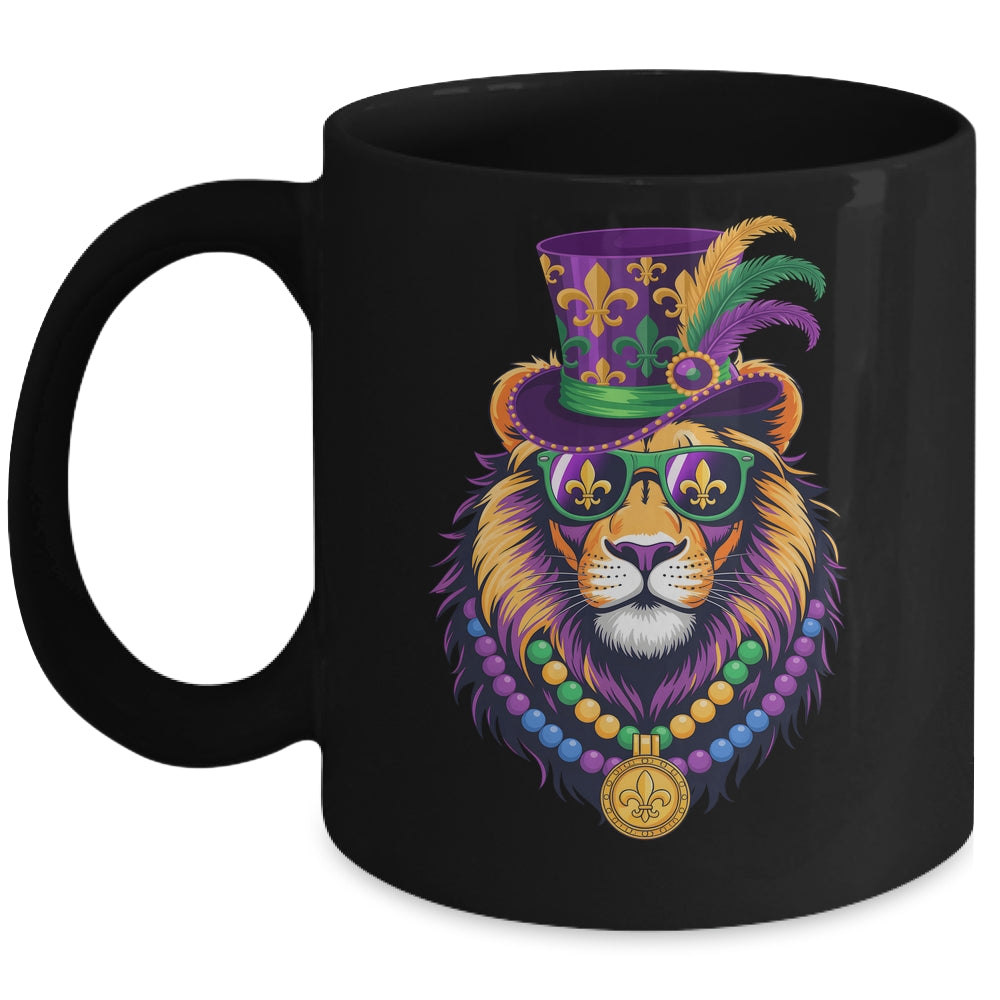 Mardi Gras Lion Costume Men Women Mardi Gras Mug | siriusteestore