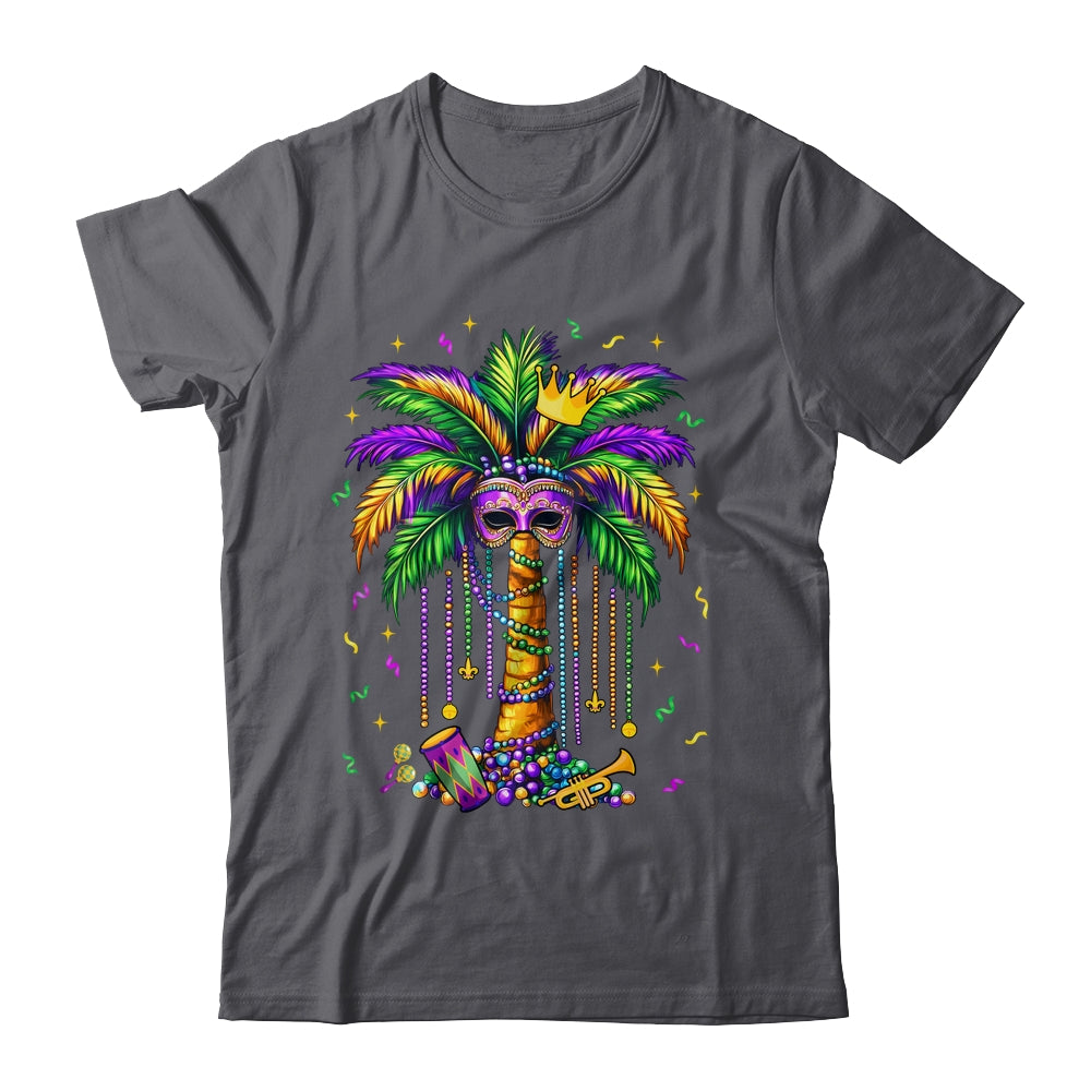 Mardi Gras Palm Tree Hawaiian Tropical Party Men Women Shirt & Tank Top | siriusteestore