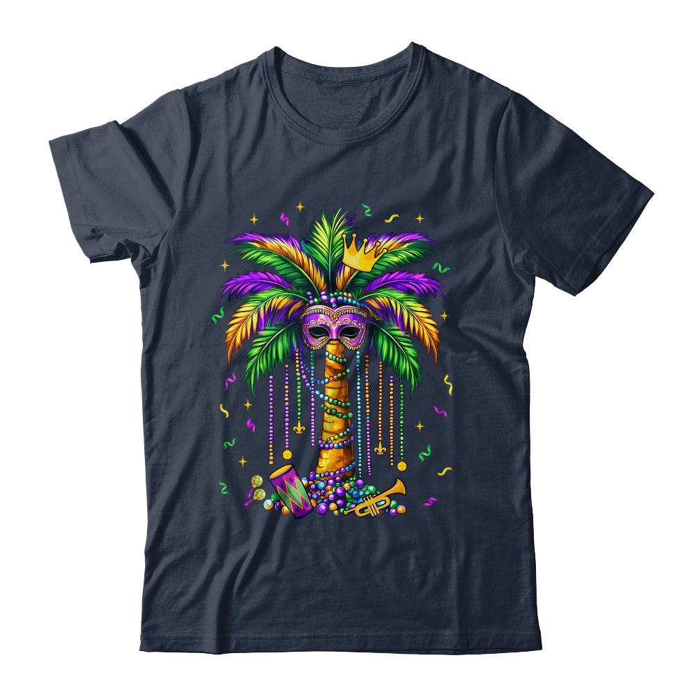 Mardi Gras Palm Tree Hawaiian Tropical Party Men Women Shirt & Tank Top | siriusteestore