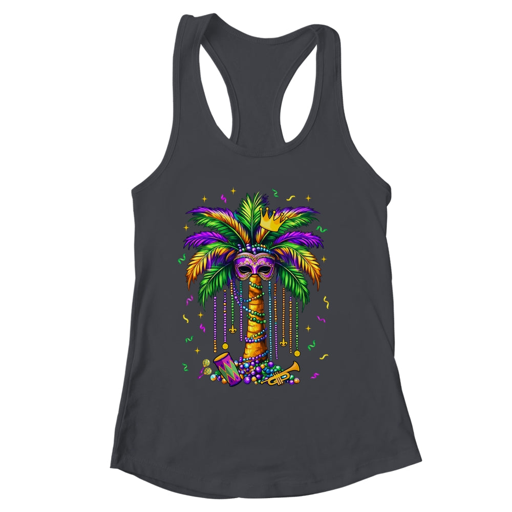 Mardi Gras Palm Tree Hawaiian Tropical Party Men Women Shirt & Tank Top | siriusteestore