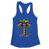 Mardi Gras Palm Tree Hawaiian Tropical Party Men Women Shirt & Tank Top | siriusteestore