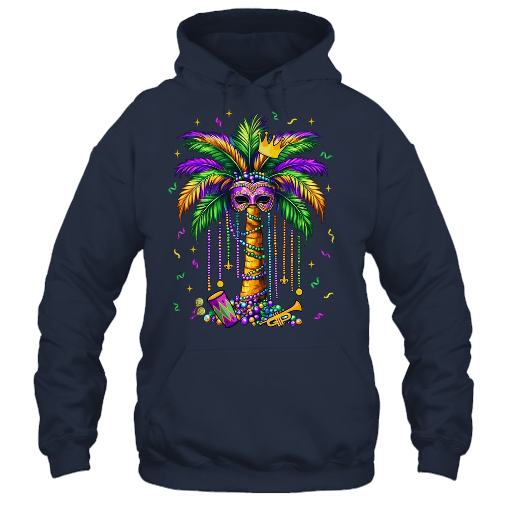 Mardi Gras Palm Tree Hawaiian Tropical Party Men Women Shirt & Tank Top | siriusteestore
