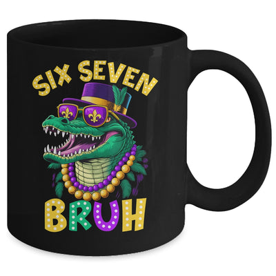Mardi Gras Six Seven Bruh Mardigator Alligator 6 7 Meme Boy Mug | siriusteestore