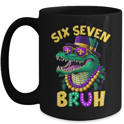 Mardi Gras Six Seven Bruh Mardigator Alligator 6 7 Meme Boy Mug | siriusteestore