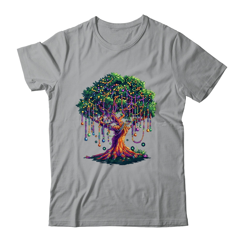 Mardi Gras Tree Beads Costume 2025 Carnival Men Women Kids Shirt & Hoodie | siriusteestore