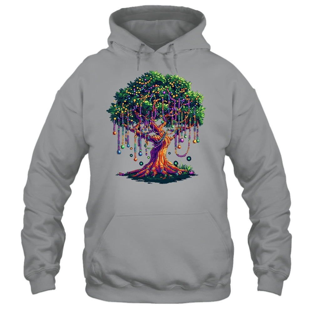 Mardi Gras Tree Beads Costume 2025 Carnival Men Women Kids Shirt & Hoodie | siriusteestore