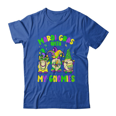 Mardi Gras With My Gnomies Funny Mardi Gras Three Gnomes Shirt & Tank Top | siriusteestore