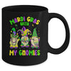 Mardi Gras With My Gnomies Funny Mardi Gras Three Gnomes Mug | siriusteestore