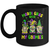 Mardi Gras With My Gnomies Funny Mardi Gras Three Gnomes Mug | siriusteestore