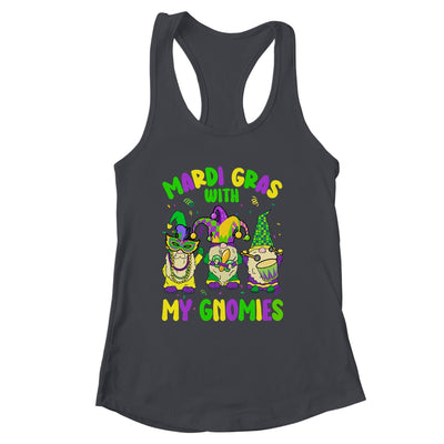 Mardi Gras With My Gnomies Funny Mardi Gras Three Gnomes Shirt & Tank Top | siriusteestore