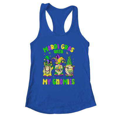 Mardi Gras With My Gnomies Funny Mardi Gras Three Gnomes Shirt & Tank Top | siriusteestore