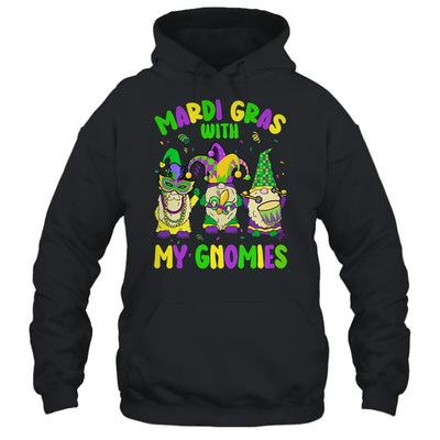 Mardi Gras With My Gnomies Funny Mardi Gras Three Gnomes Shirt & Tank Top | siriusteestore