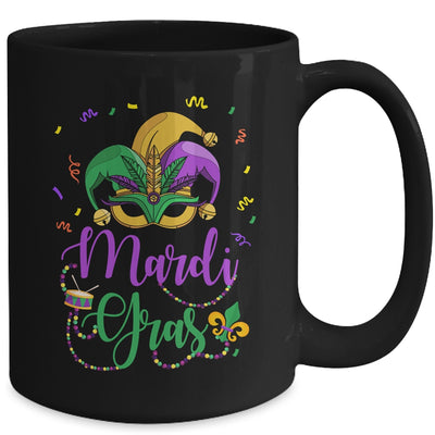 Mardi Gras Womens Girls Mask Beads New Orleans Party Mug | siriusteestore