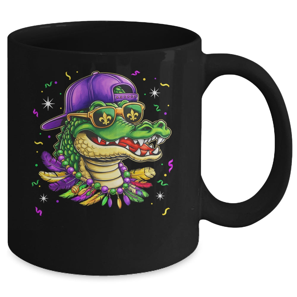 Mardigator Alligator Bruh Mardi Gras Costume Men Boys Mug | siriusteestore