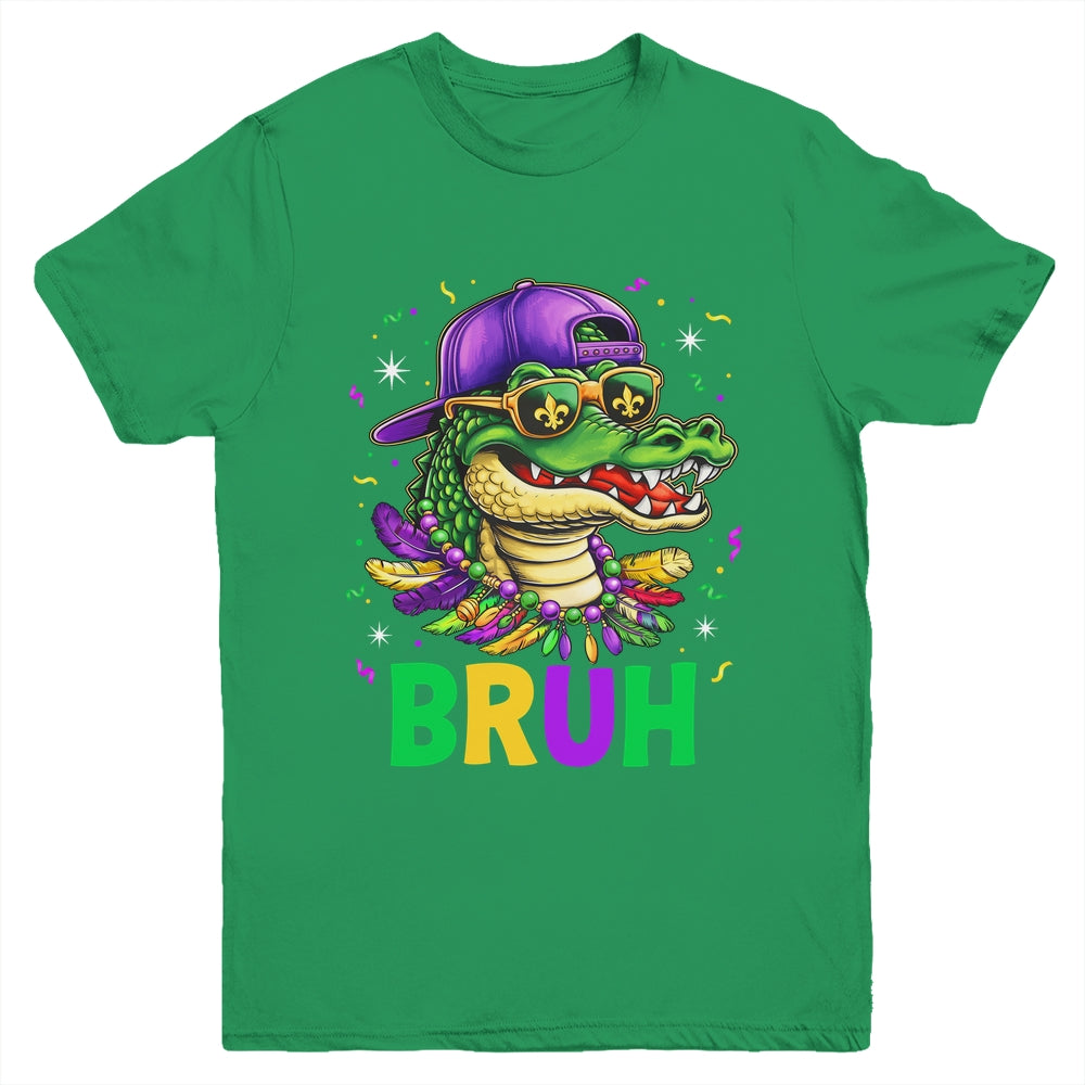 Mardigator Alligator Carnival Costume Kids Boys Mardi Gras Youth Shirt | siriusteestore