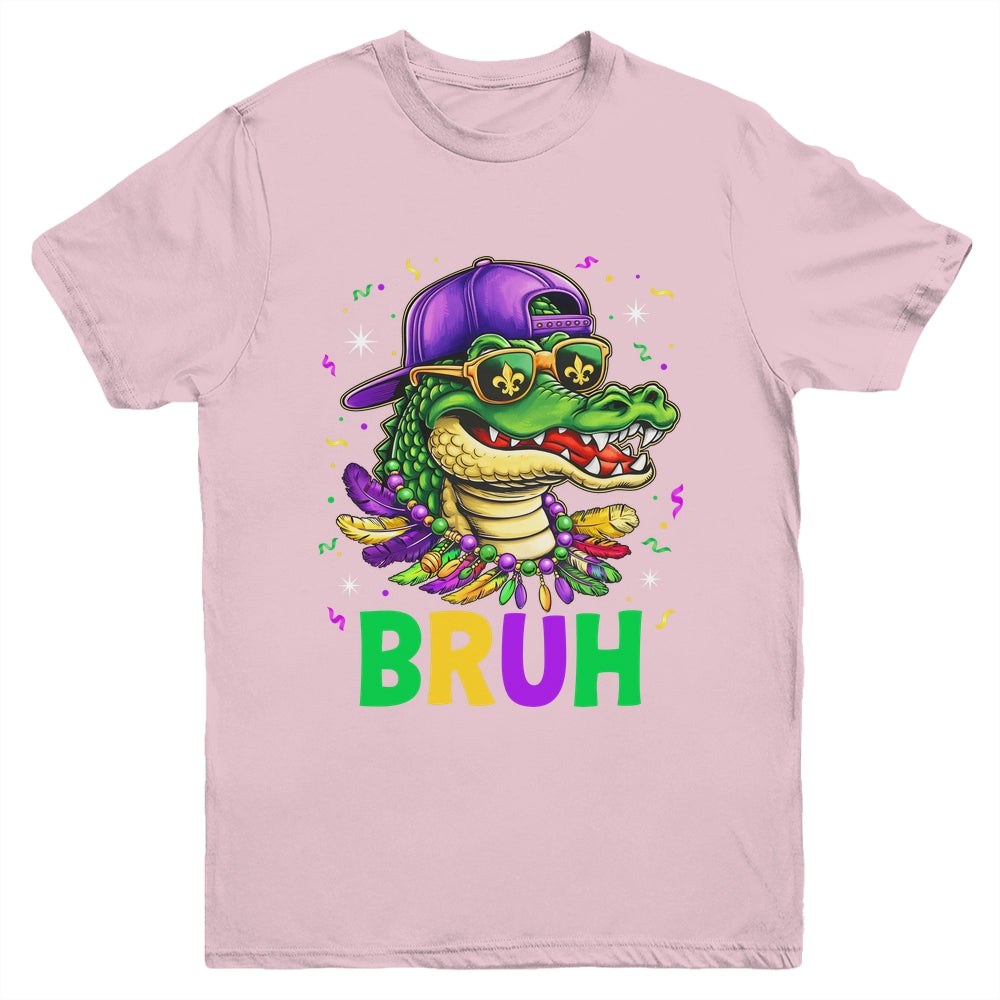 Mardigator Alligator Carnival Costume Kids Boys Mardi Gras Youth Shirt | siriusteestore