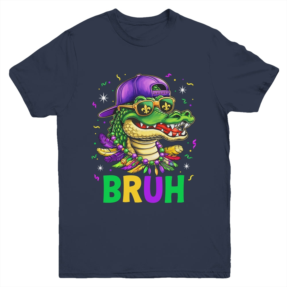 Mardigator Alligator Carnival Costume Kids Boys Mardi Gras Youth Shirt | siriusteestore