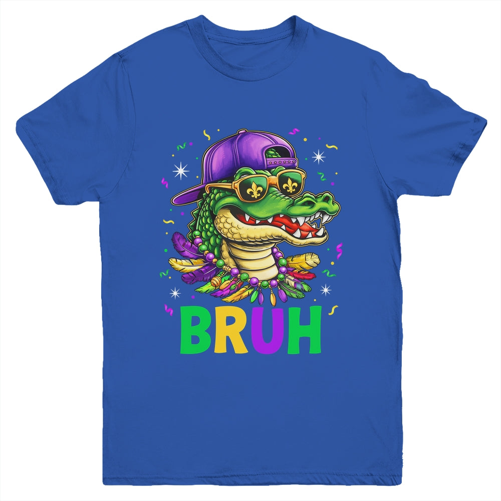 Mardigator Alligator Carnival Costume Kids Boys Mardi Gras Youth Shirt | siriusteestore