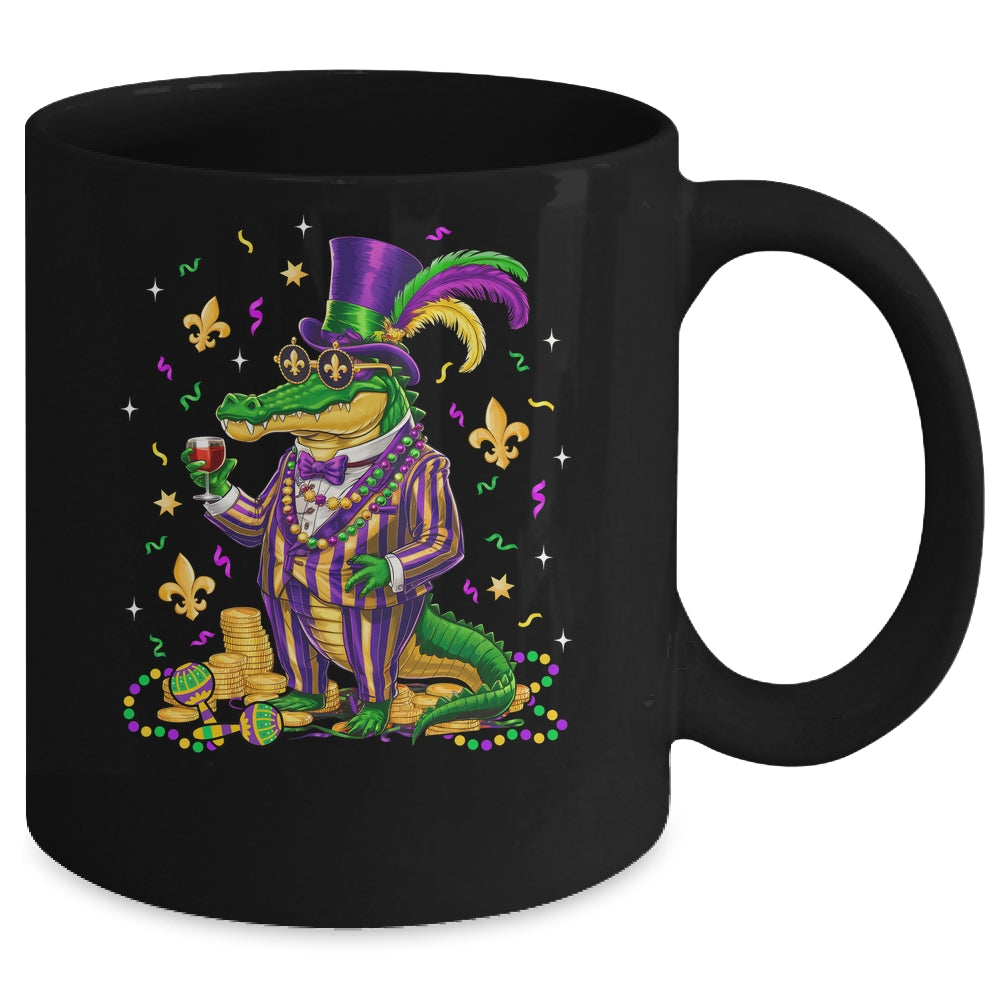 Mardigator Mardi Gras Alligator Costume Mardi Gras Men Women Mug | siriusteestore
