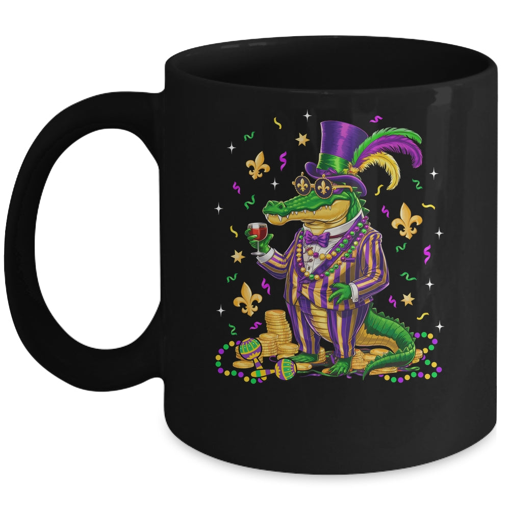 Mardigator Mardi Gras Alligator Costume Mardi Gras Men Women Mug | siriusteestore